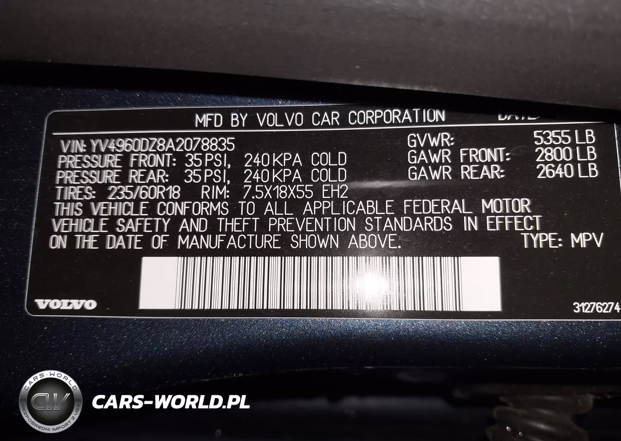 2010 Volvo Xc60 3.2 VIN:YV4960DZ8A2078835 - 9