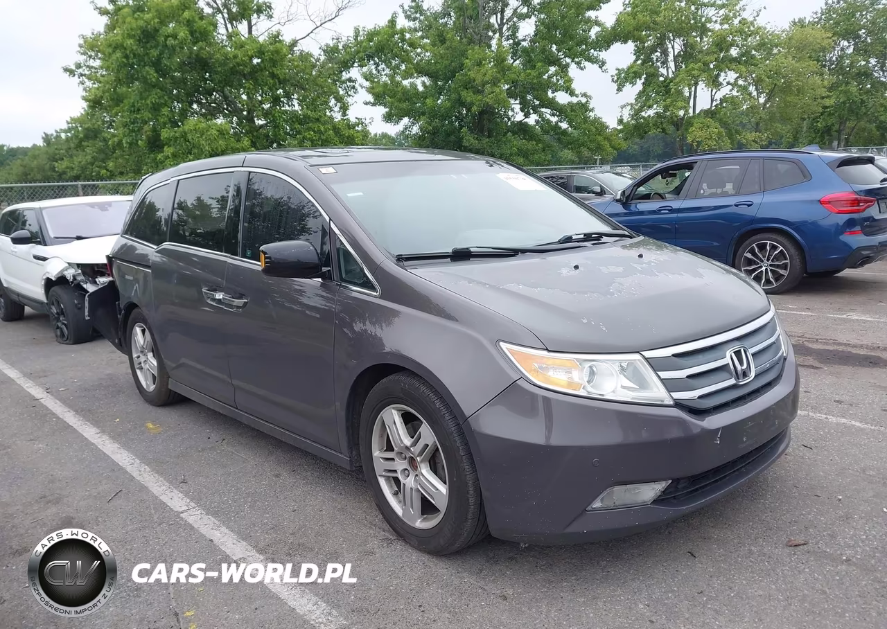 2012 Honda Odyssey Touring-Touring Elite VIN:5FNRL5H93CB124722 - 1