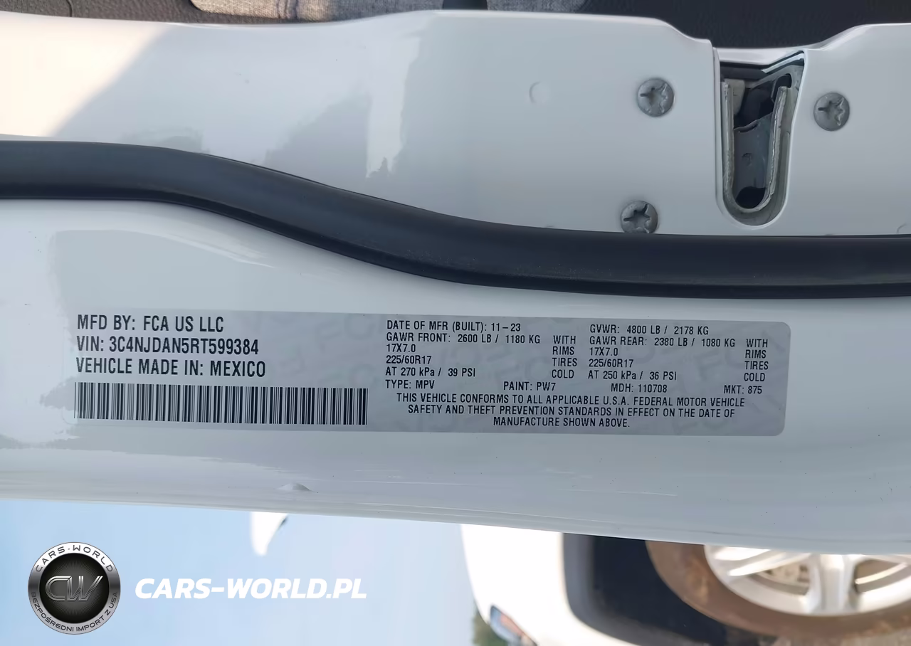 2024 Jeep Compass Sport 4X4 VIN:3C4NJDAN5RT599384 - 9