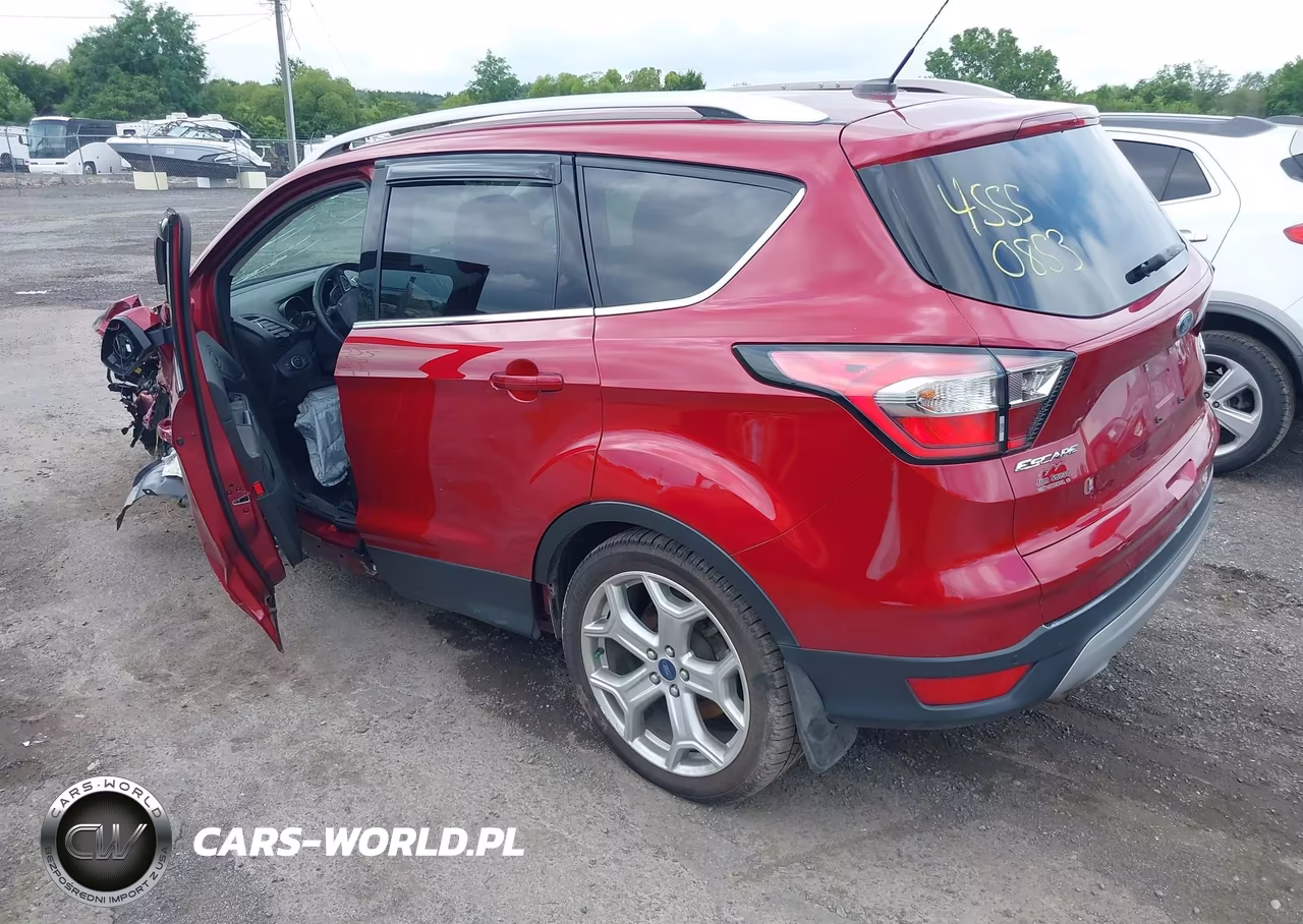 2017 Ford Escape Titanium VIN:1FMCU9JD3HUE02554 - 3