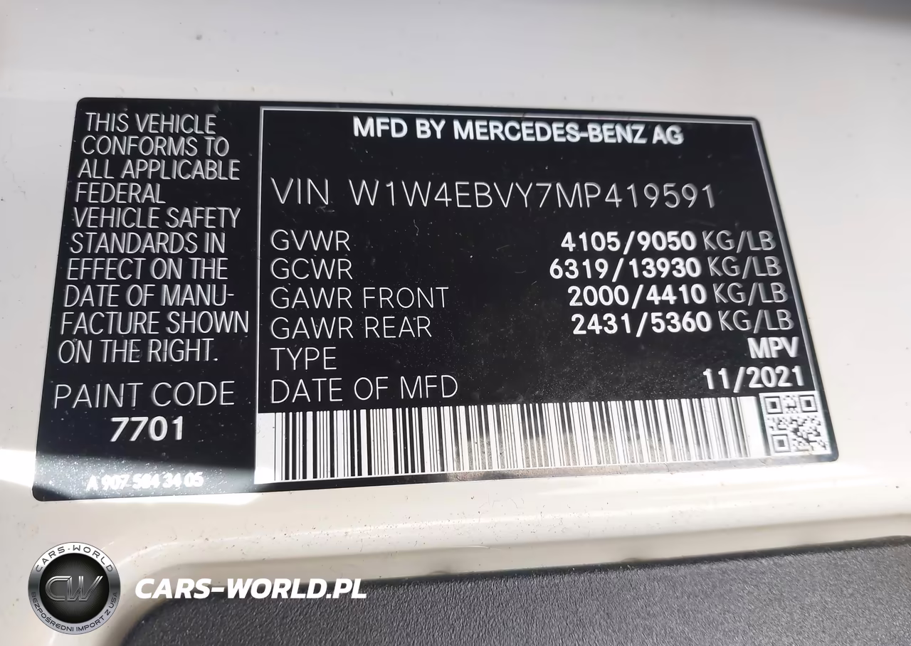 2021 Mercedes-Benz Sprinter 2500 Standard Roof V6 VIN:W1W4EBVY7MP419591 - 9