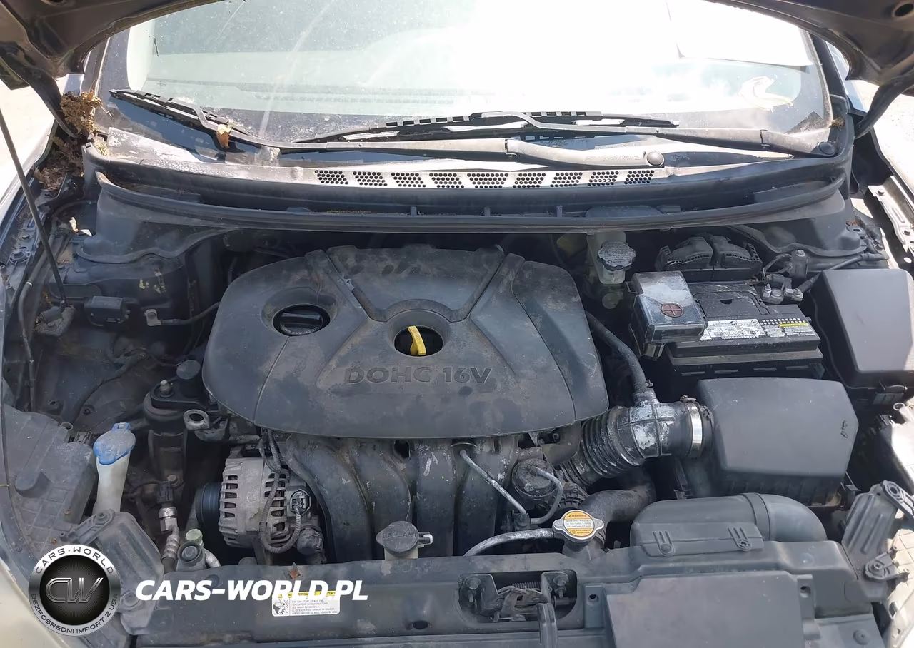 2012 Hyundai Elantra Gls VIN:5NPDH4AE6CH102308 - 10