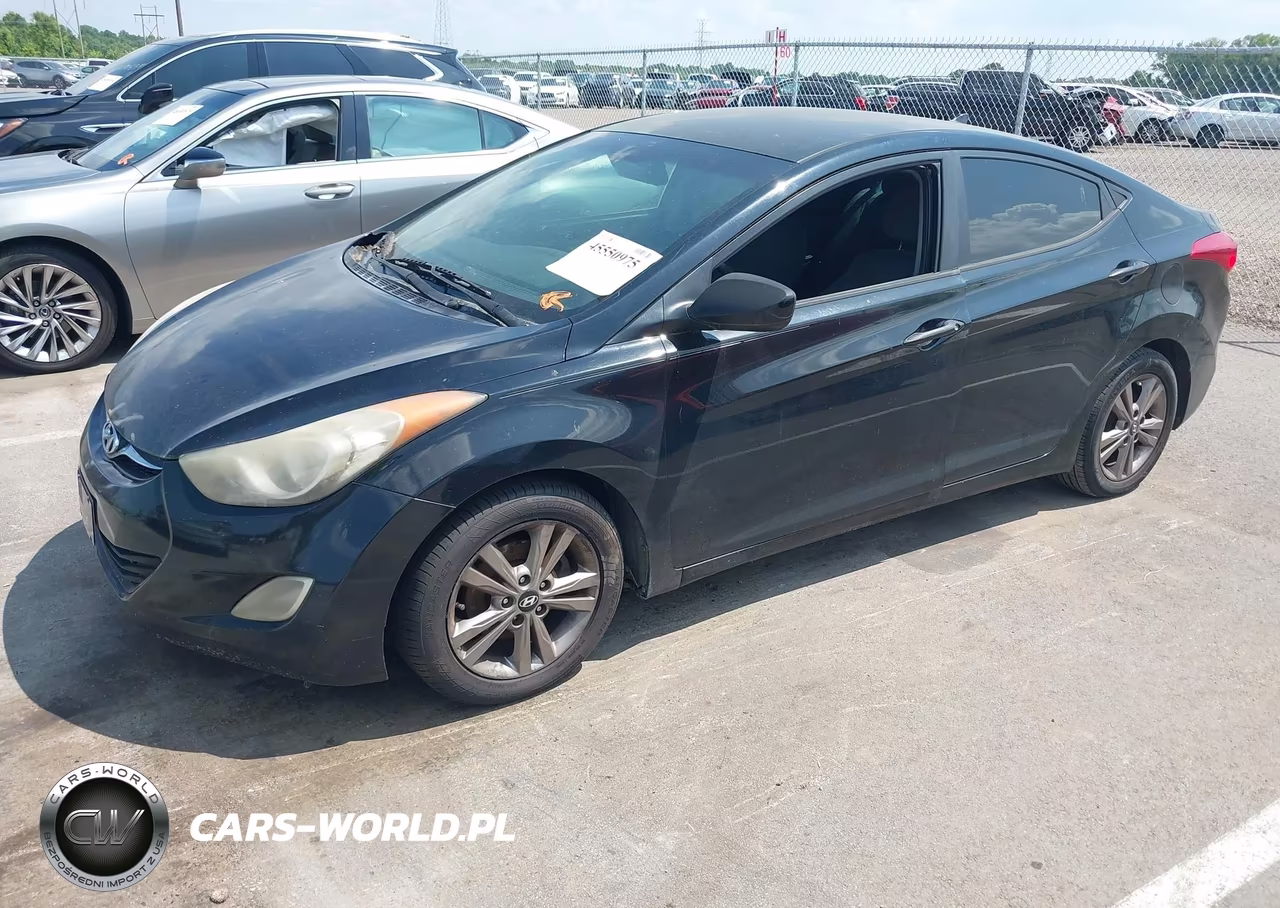 2012 Hyundai Elantra Gls VIN:5NPDH4AE6CH102308 - 2