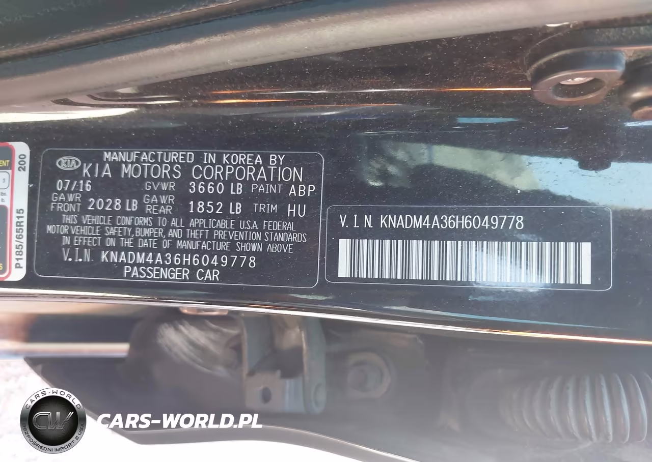 2017 Kia Rio Lx VIN:KNADM4A36H6049778 - 9