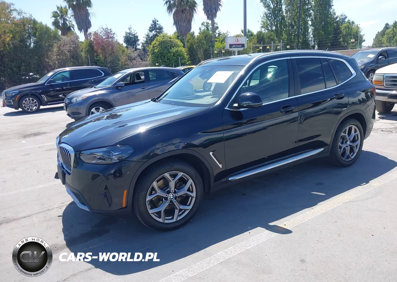 2022 BMW X3 xDrive30I VIN:5UX53DP03N9M15325 - 2