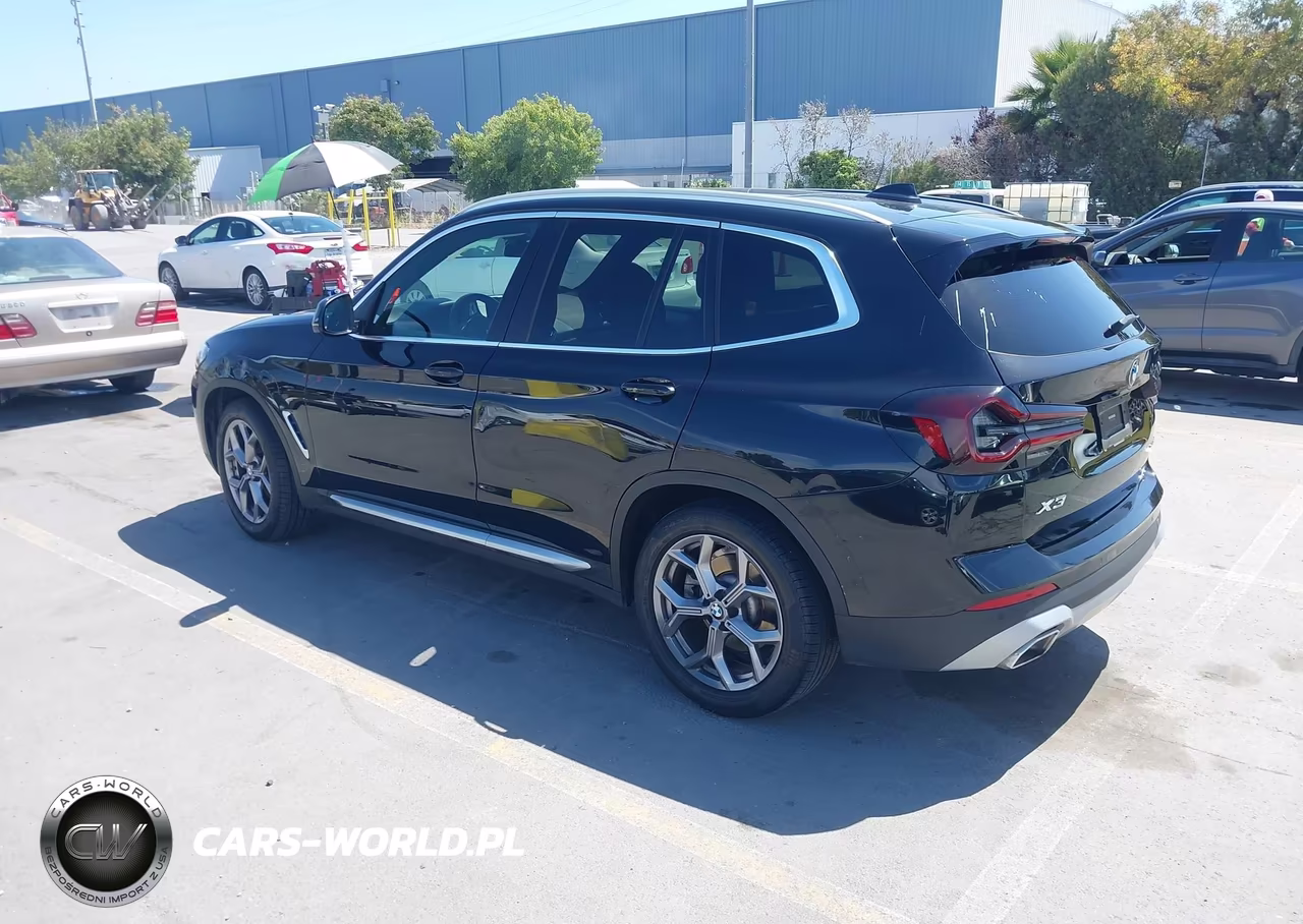 2022 BMW X3 xDrive30I VIN:5UX53DP03N9M15325 - 3