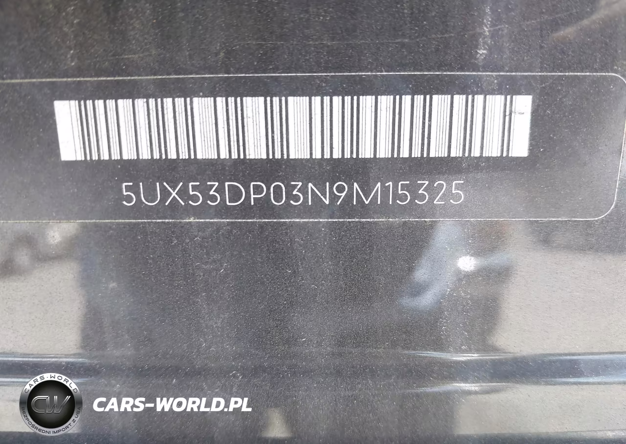 2022 BMW X3 xDrive30I VIN:5UX53DP03N9M15325 - 9