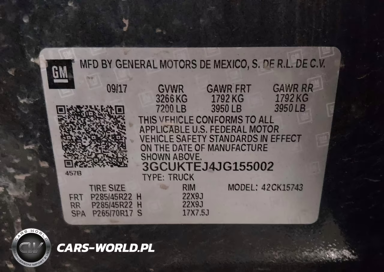 2018 Chevrolet Silverado 1500 High Country VIN:3GCUKTEJ4JG155002 - 9