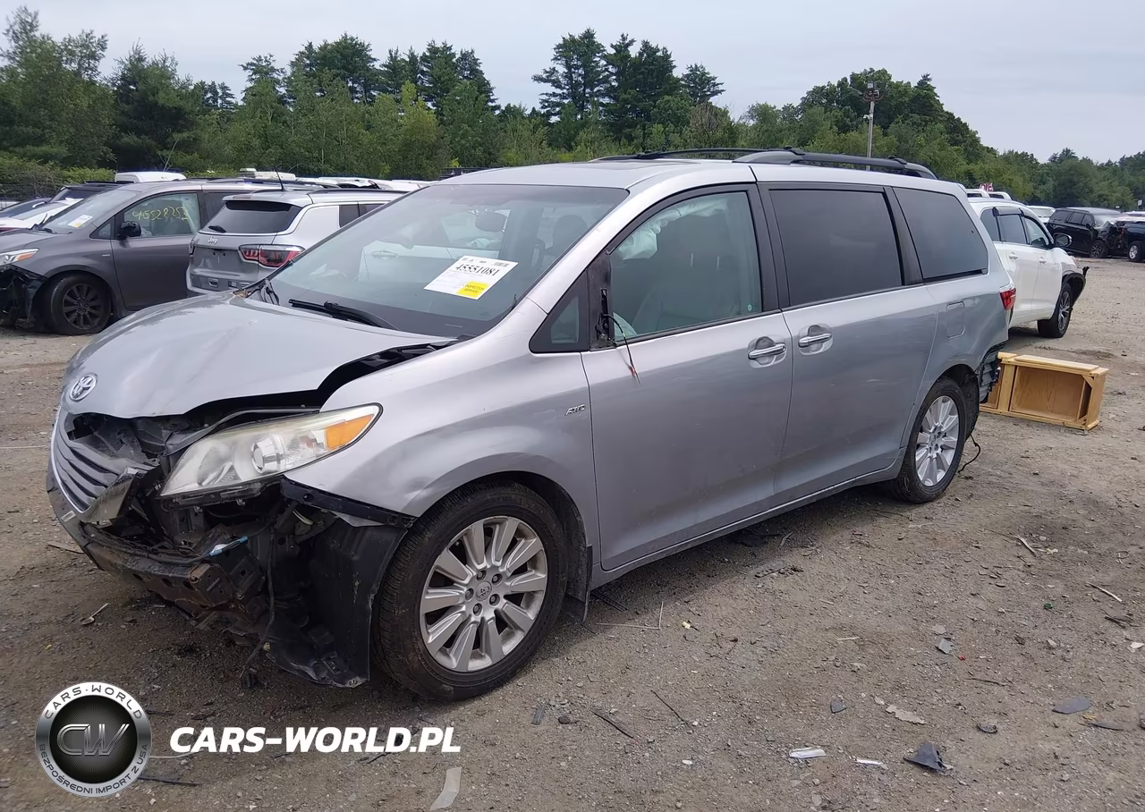 2016 Toyota Sienna Xle Premium 7 Passenger VIN:5TDDK3DC8GS135297 - 2