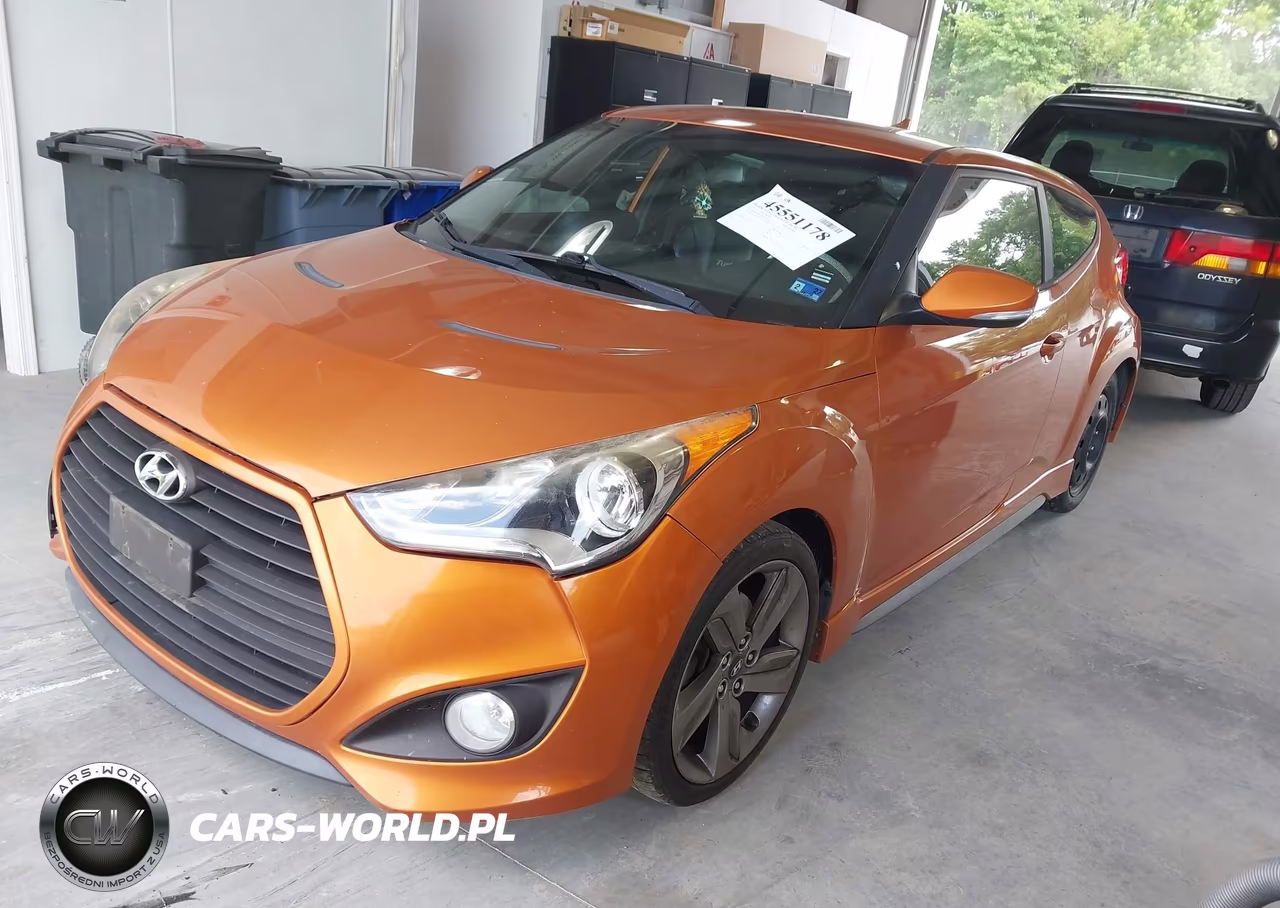 2013 Hyundai Veloster Turbo W-Black VIN:KMHTC6AE5DU132814 - 2