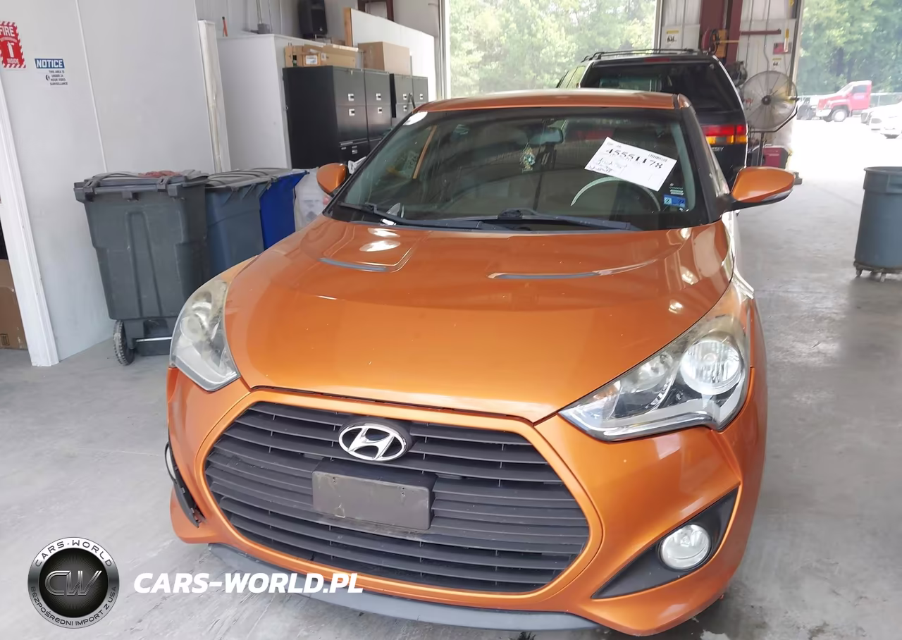 2013 Hyundai Veloster Turbo W-Black VIN:KMHTC6AE5DU132814 - 6