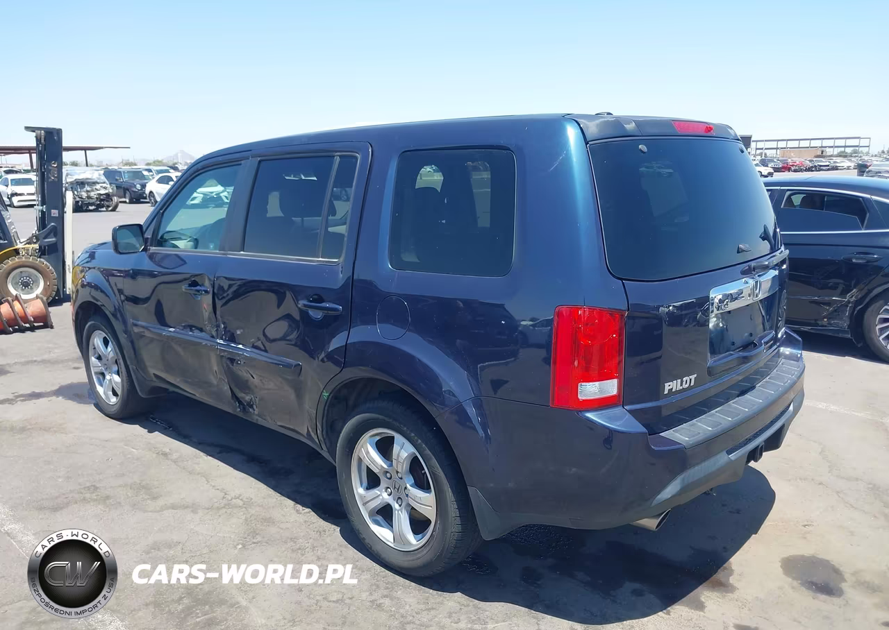 2012 Honda Pilot Ex-L VIN:5FNYF4H6XCB055854 - 3