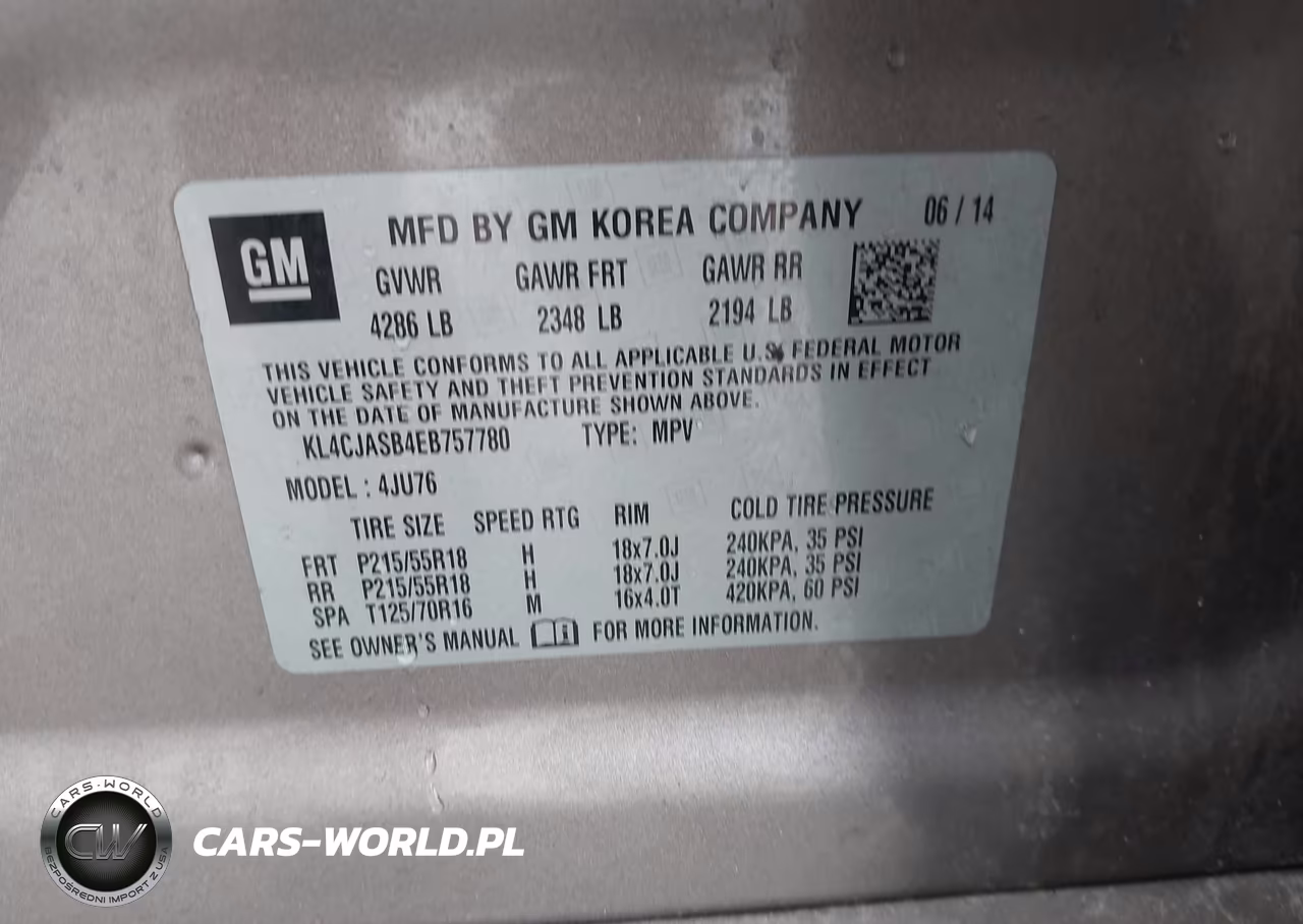 2014 Buick Encore VIN:KL4CJASB4EB757780 - 9