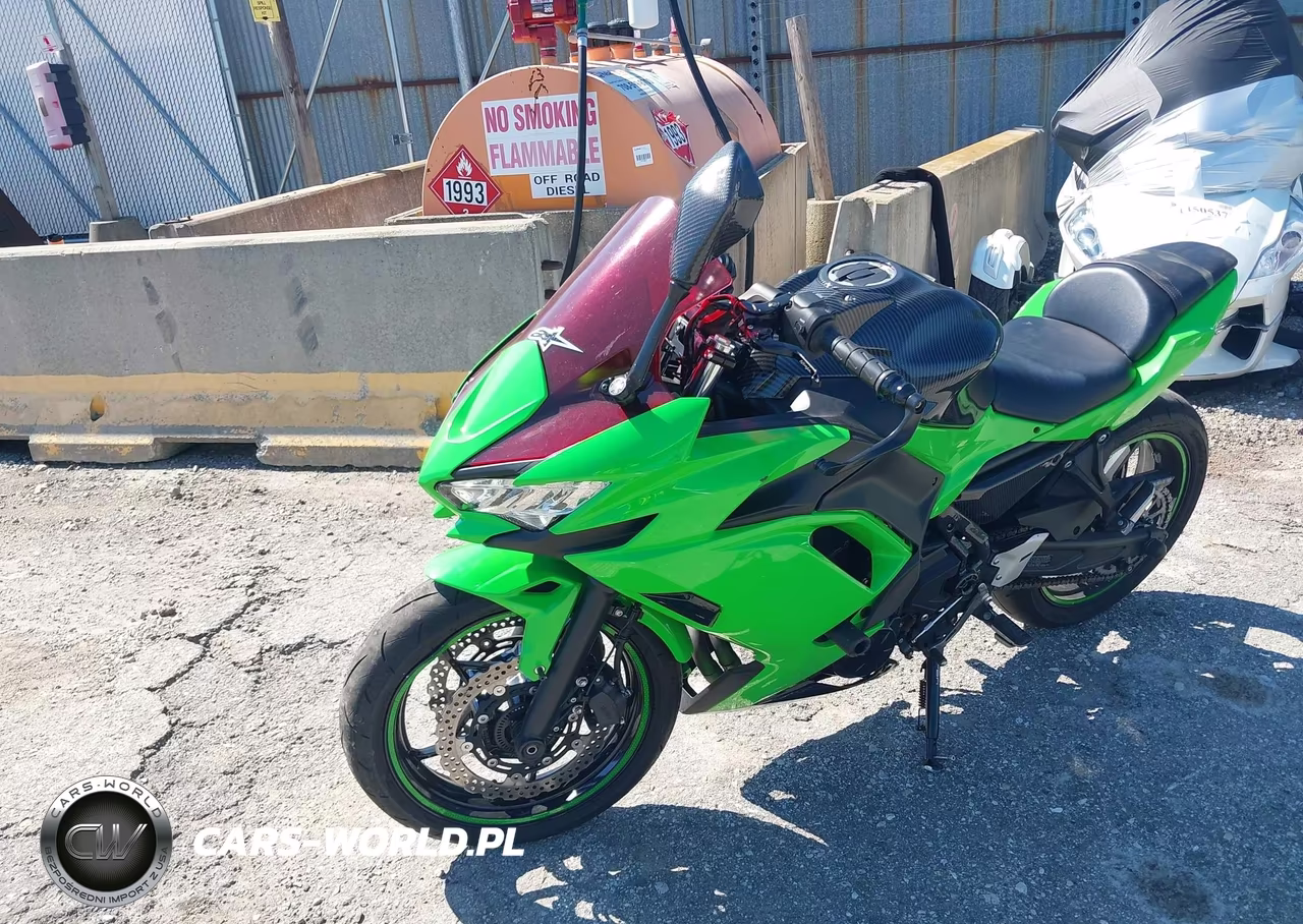 2025 Kawasaki Ex650 P VIN:ML5EXEP17SDAE4921 - 2