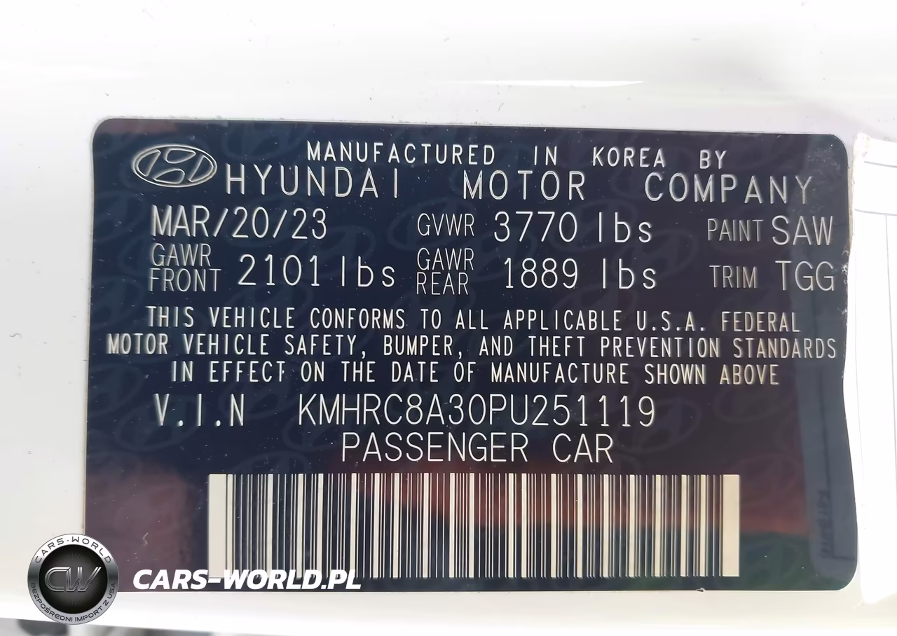2023 Hyundai Venue Sel VIN:KMHRC8A30PU251119 - 9