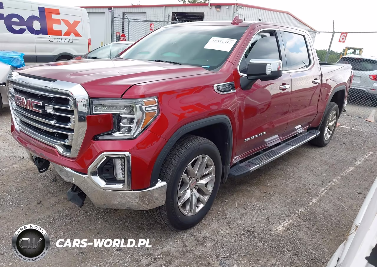 2020 GMC Sierra 1500 4Wd Short Box Slt VIN:3GTU9DED2LG238538 - 2
