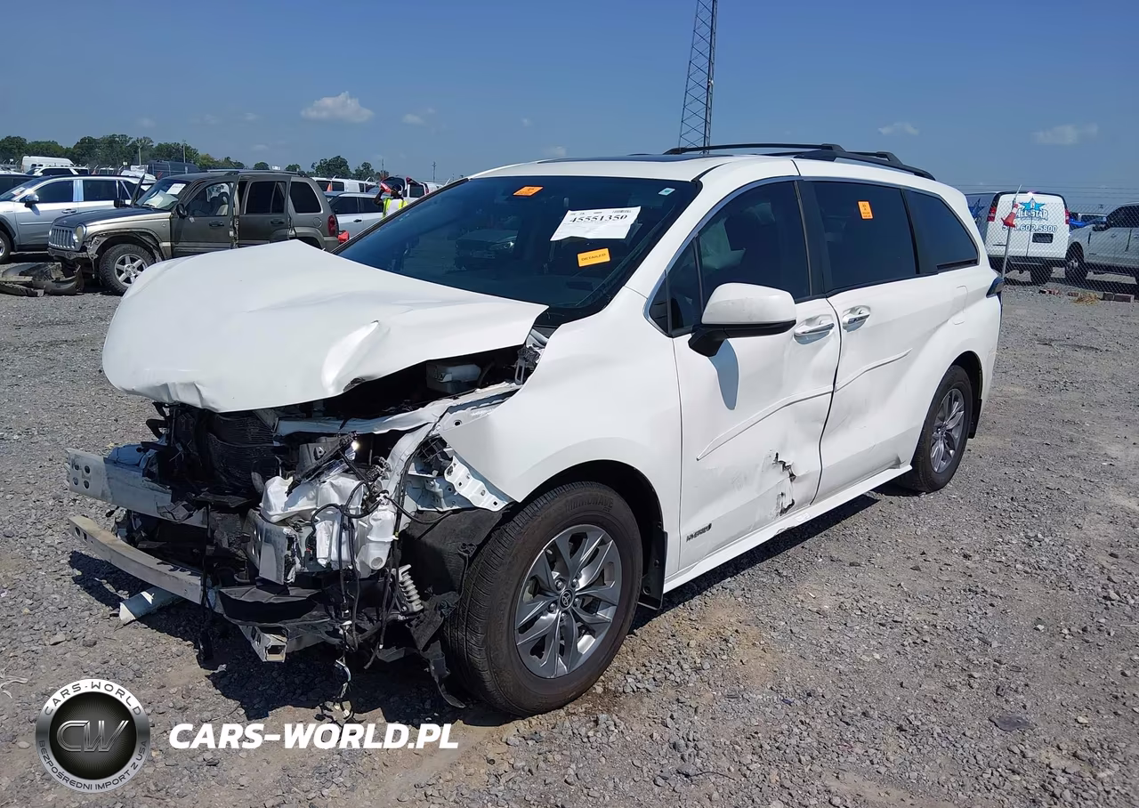 2021 Toyota Sienna Xle VIN:5TDYRKEC7MS048816 - 2