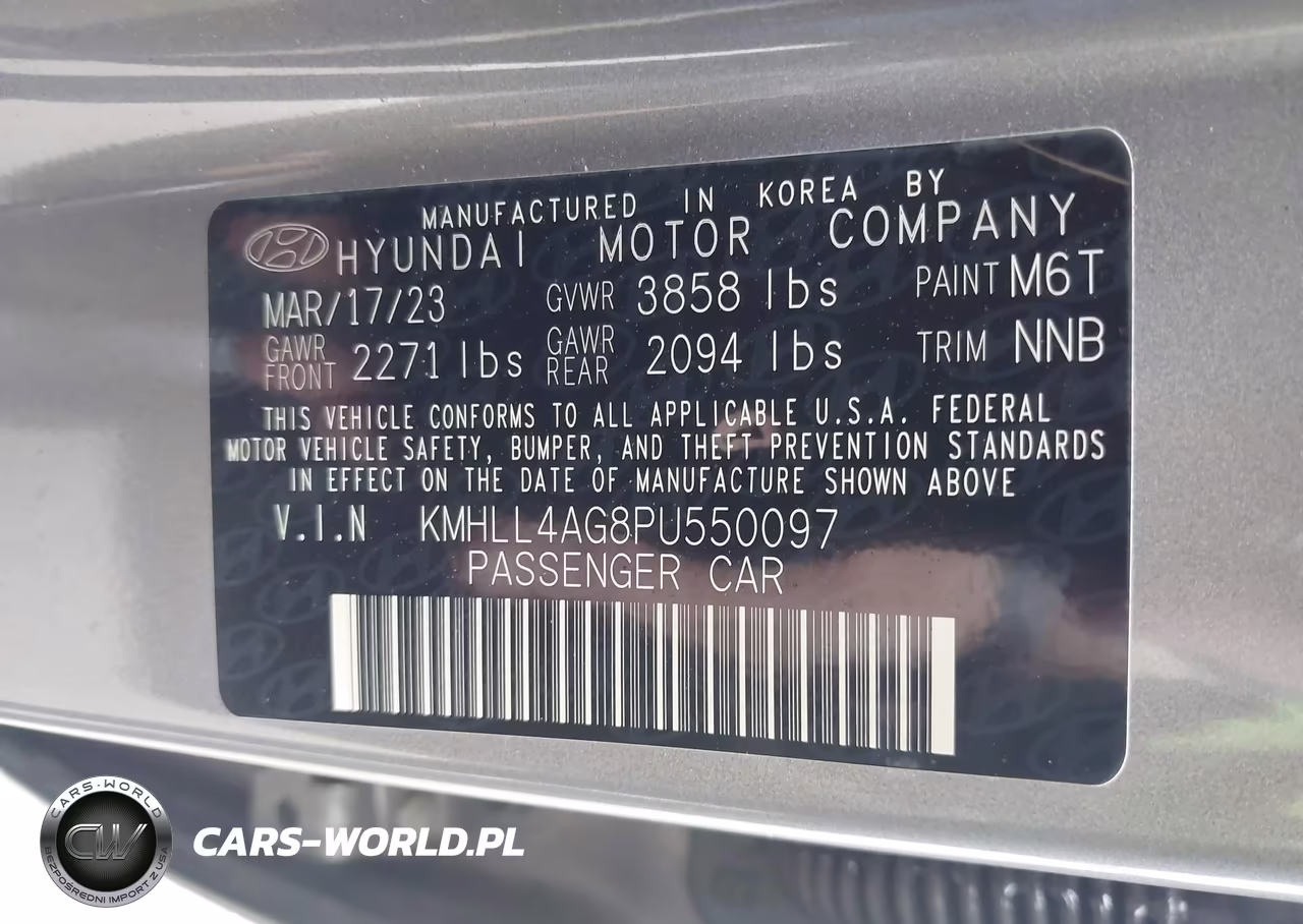 2023 Hyundai Elantra Se VIN:KMHLL4AG8PU550097 - 9