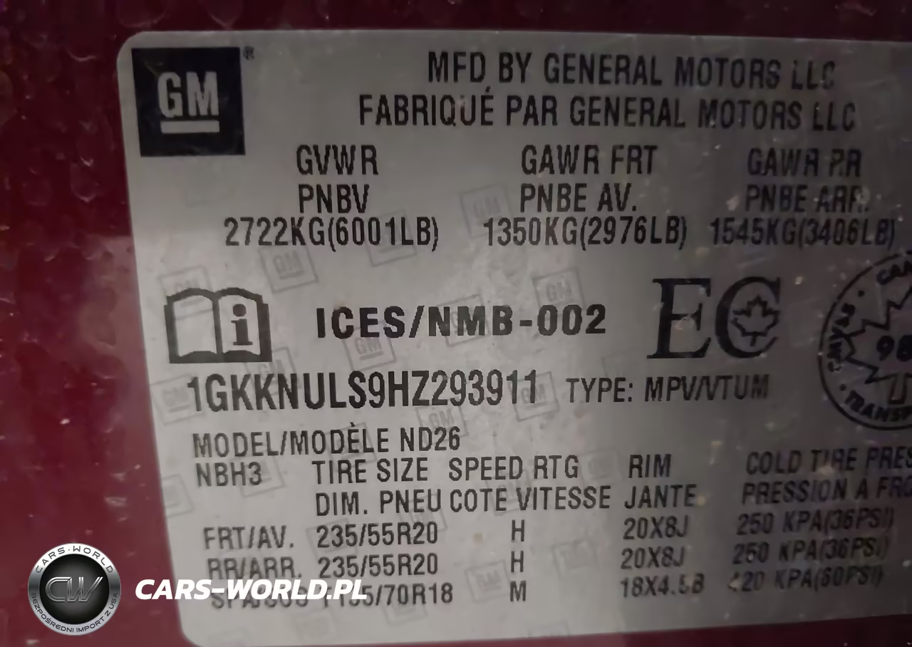 2017 GMC Acadia Slt-1 VIN:1GKKNULS9HZ293911 - 9