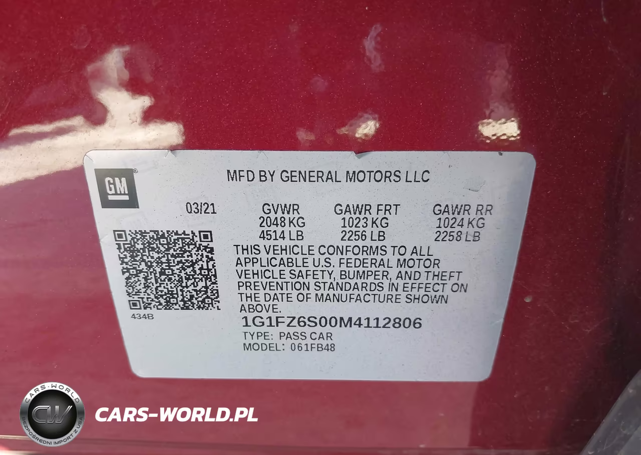 2021 Chevrolet Bolt Ev Fwd Premier VIN:1G1FZ6S00M4112806 - 9