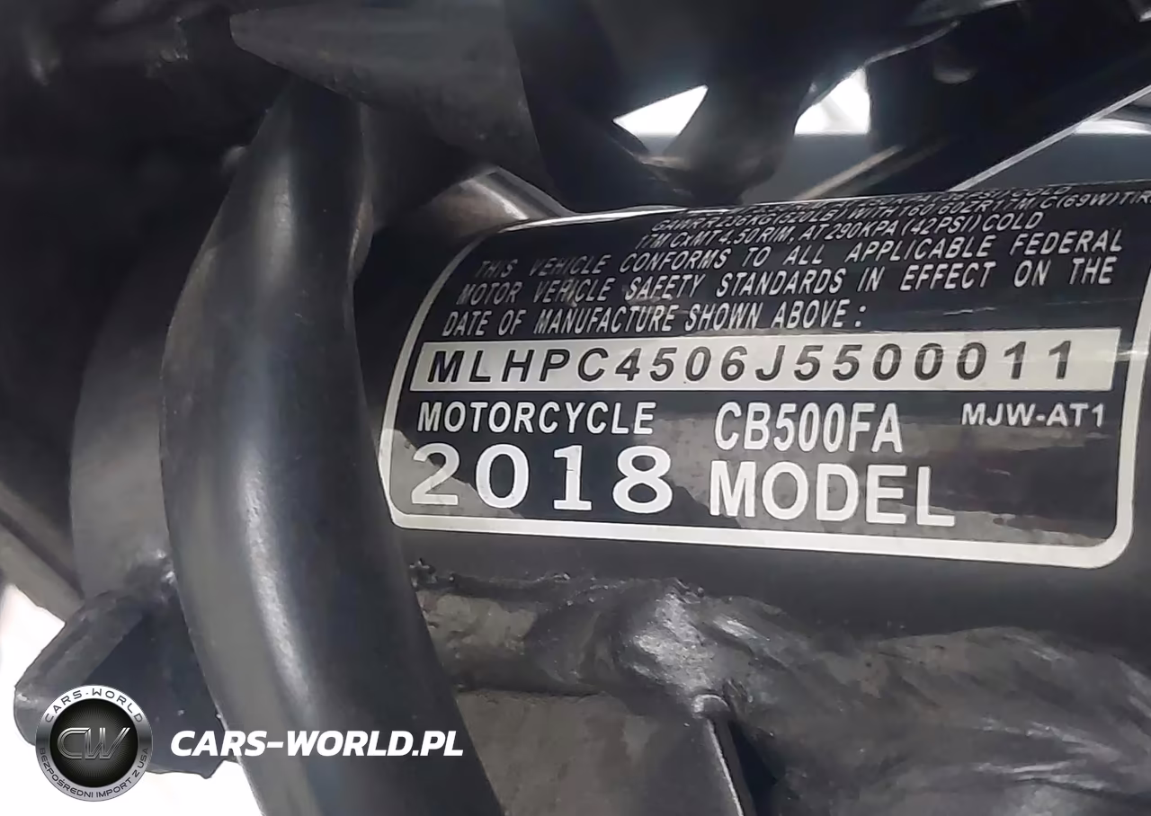 2018 Honda Cb500 Fa - Abs VIN:MLHPC4506J5500011 - 10