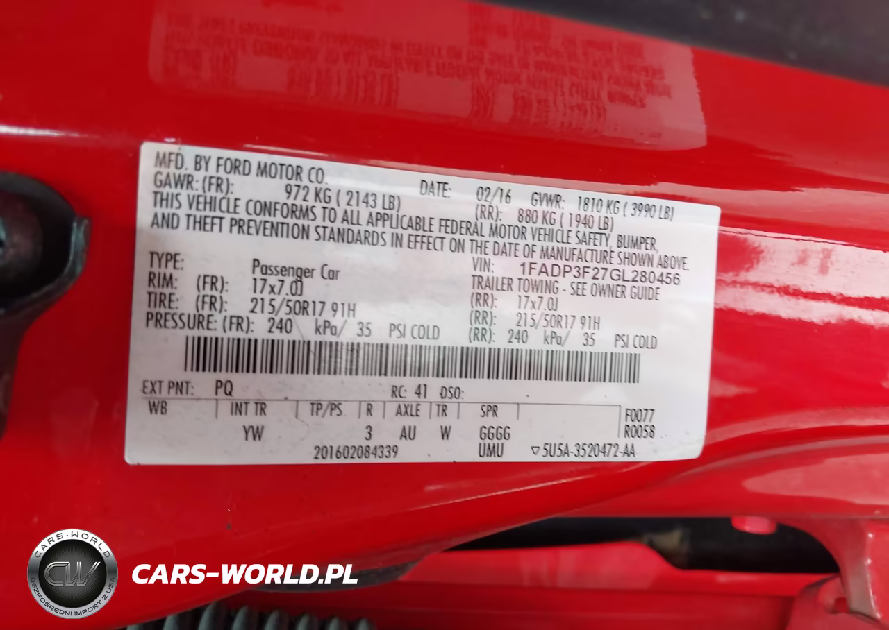 2016 Ford Focus Se VIN:1FADP3F27GL280456 - 9