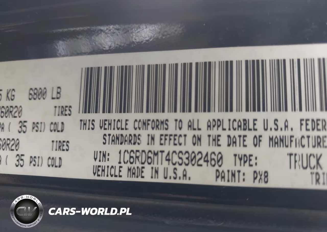2012 Ram 1500 Sport VIN:1C6RD6MT4CS302460 - 9