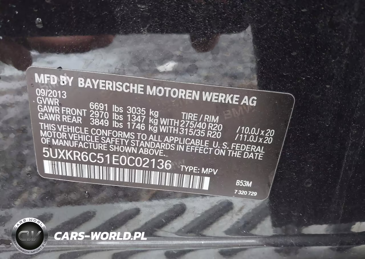 2014 BMW X5 xDrive50I VIN:5UXKR6C51E0C02136 - 9