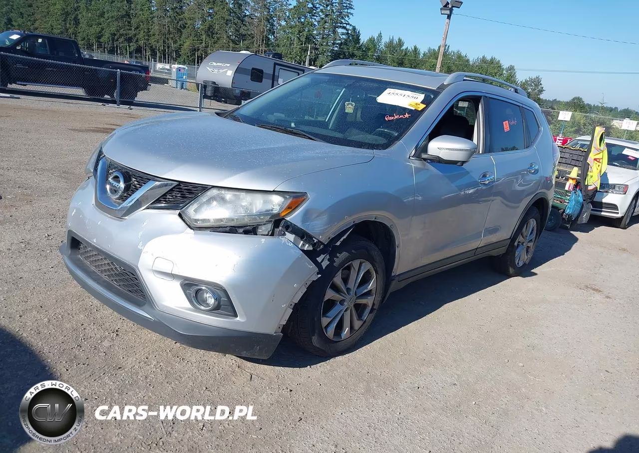 2015 Nissan Rogue Sv VIN:5N1AT2MV3FC836238 - 2