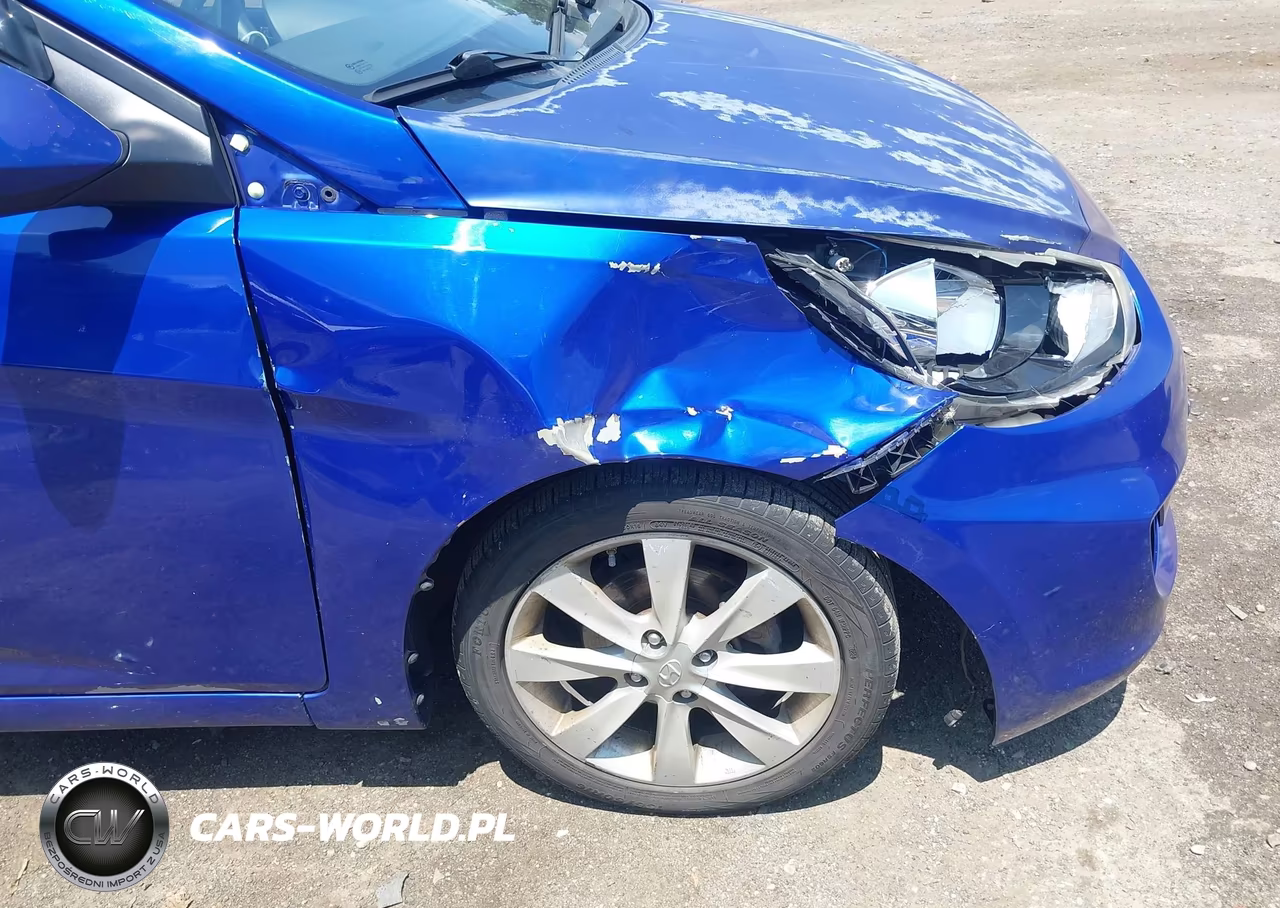 2012 Hyundai Accent Gls VIN:KMHCU4AE4CU117625 - 13