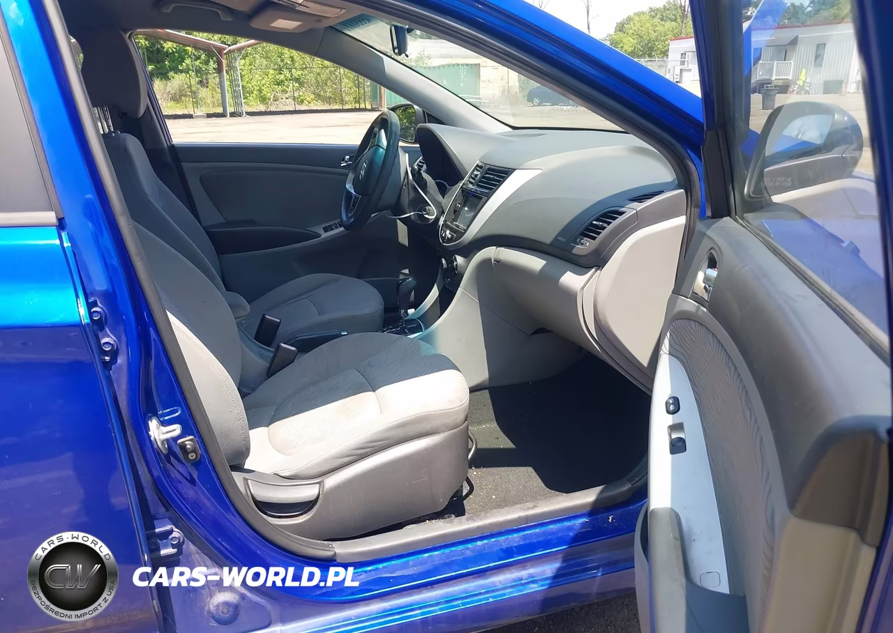 2012 Hyundai Accent Gls VIN:KMHCU4AE4CU117625 - 5