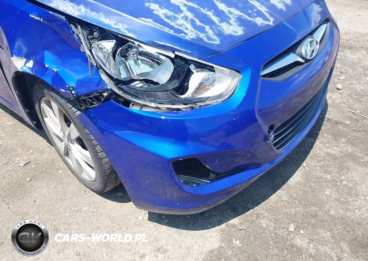 2012 Hyundai Accent Gls VIN:KMHCU4AE4CU117625 - 6