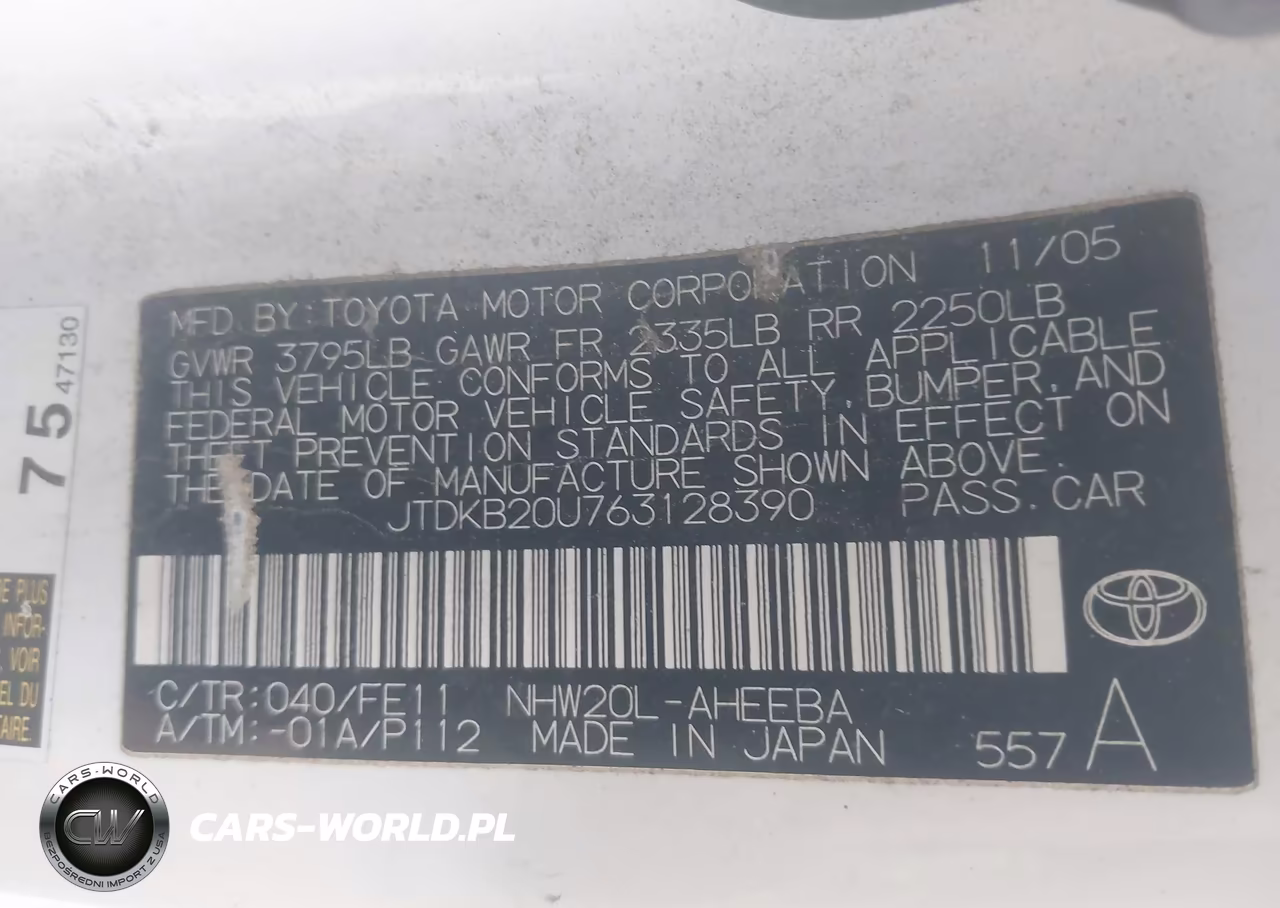 2006 Toyota Prius VIN:JTDKB20U763128390 - 9