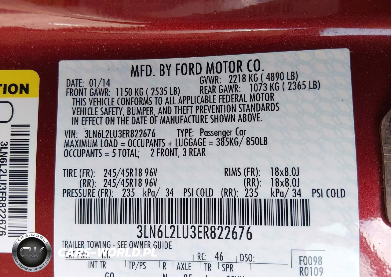 2014 Lincoln Mkz Hybrid VIN:3LN6L2LU3ER822676 - 9