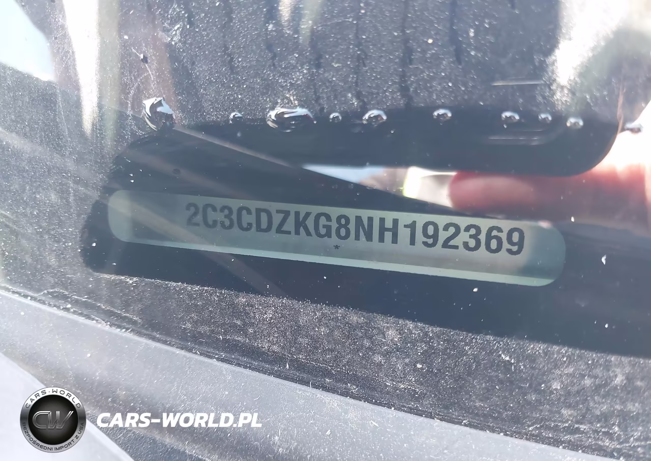 2022 Dodge Challenger Gt Awd VIN:2C3CDZKG8NH192369 - 9