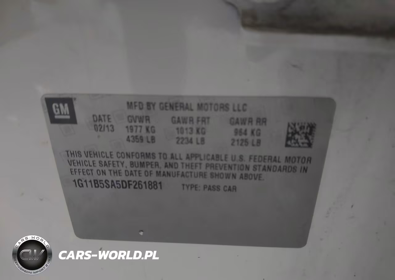 2013 Chevrolet Malibu 1Ls VIN:1G11B5SA5DF261881 - 9