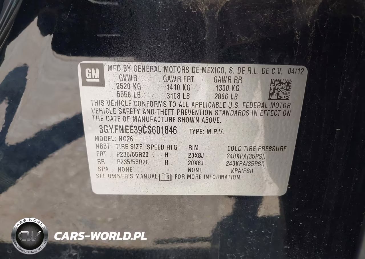 2012 Cadillac Srx Performance Collection VIN:3GYFNEE39CS601846 - 9