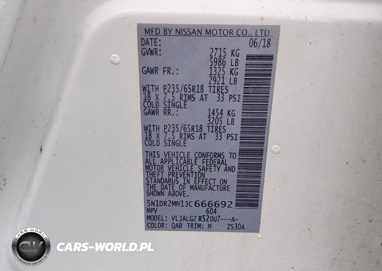 2018 Nissan Pathfinder Sl VIN:5N1DR2MN1JC666692 - 9