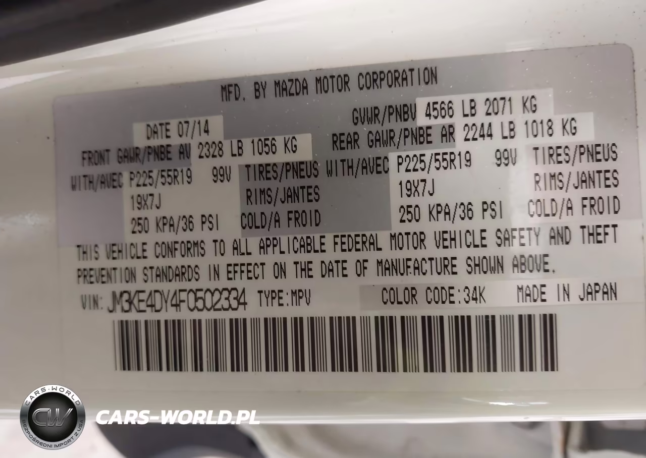 2015 Mazda Cx-5 Grand Touring VIN:JM3KE4DY4F0502334 - 9
