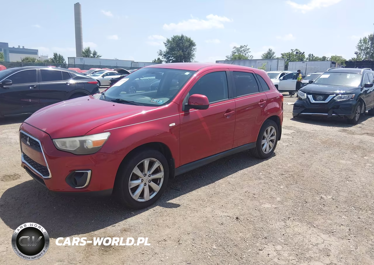 2015 Mitsubishi Outlander Sport Es VIN:4A4AP3AU9FE016575 - 2