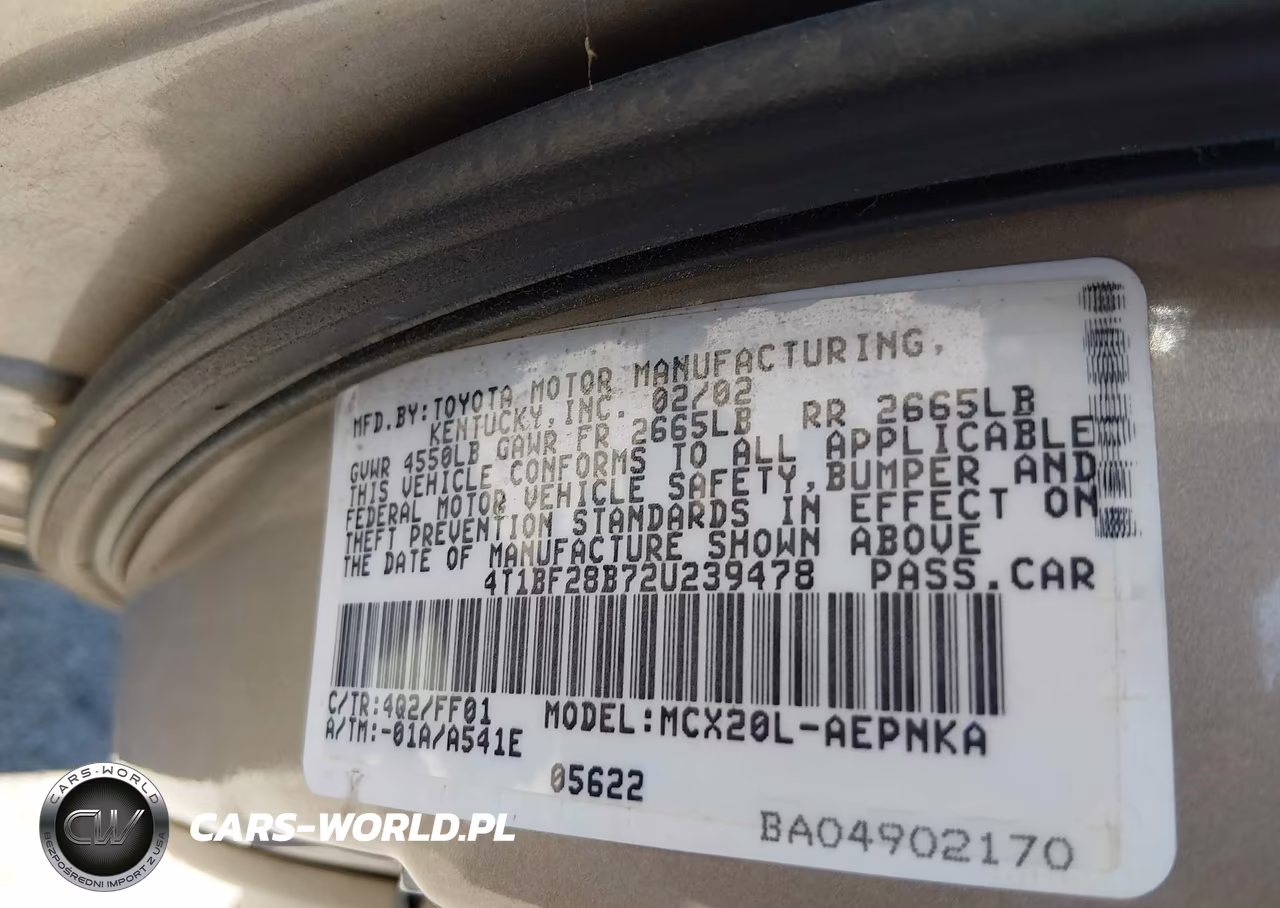 2002 Toyota Avalon Xl VIN:4T1BF28B72U239478 - 9