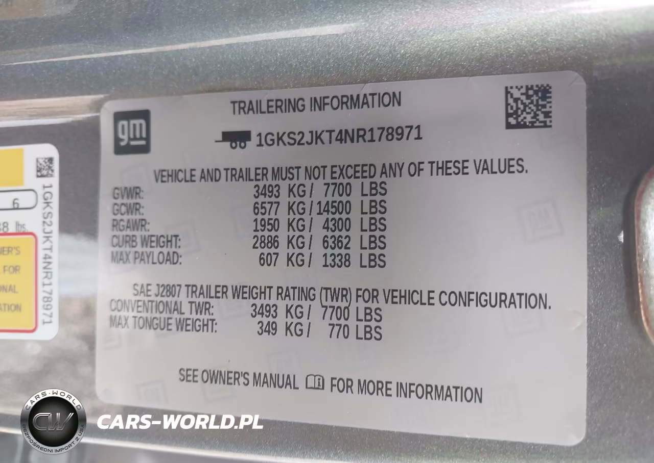 2022 GMC Yukon Xl 4Wd Denali VIN:1GKS2JKT4NR178971 - 9