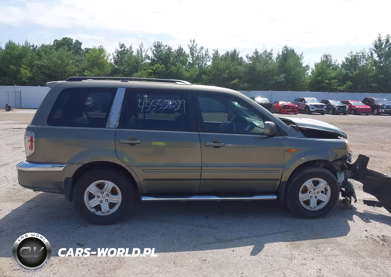 2007 Honda Pilot Ex-L VIN:2HKYF18767H501755 - 13