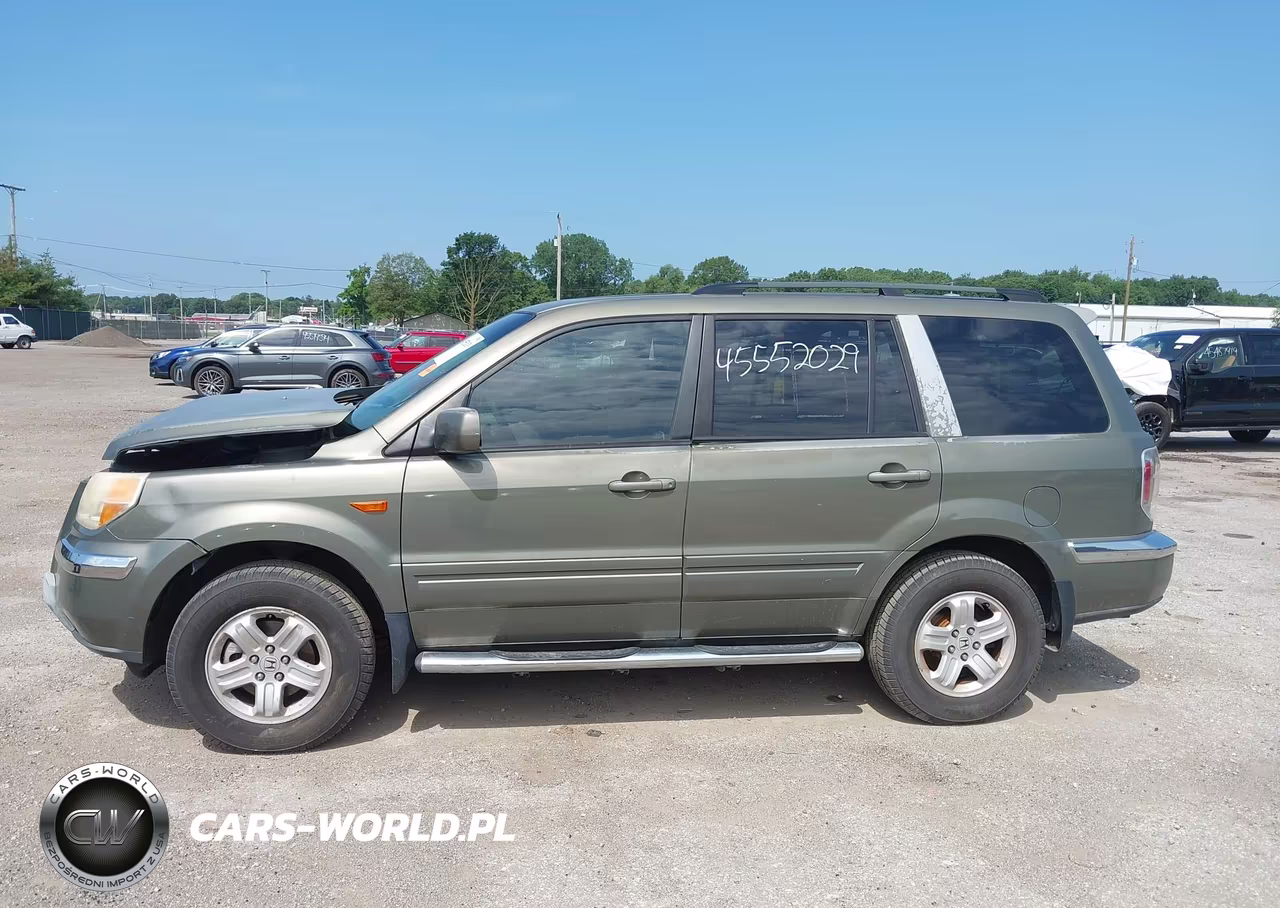 2007 Honda Pilot Ex-L VIN:2HKYF18767H501755 - 14