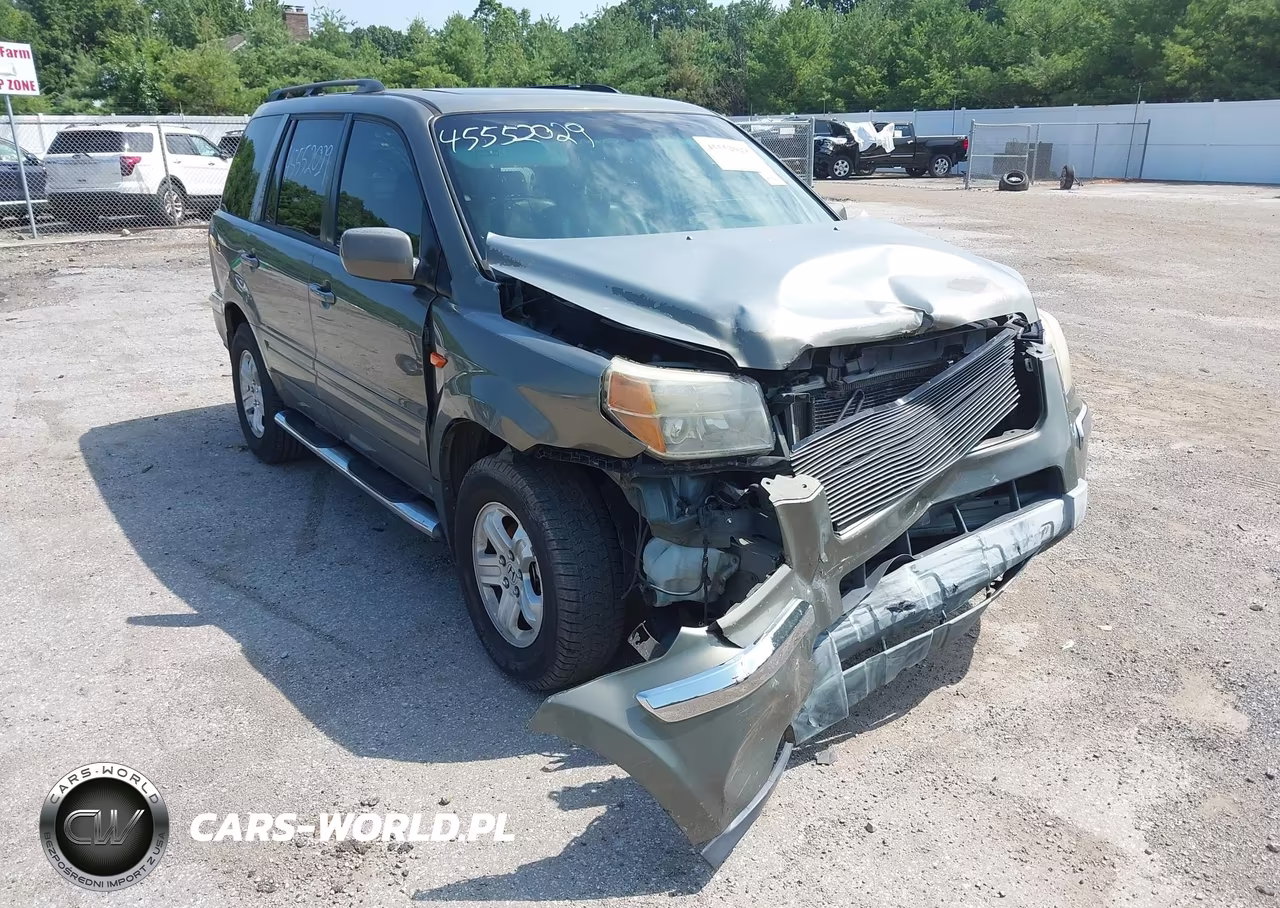 2007 Honda Pilot Ex-L VIN:2HKYF18767H501755 - 6