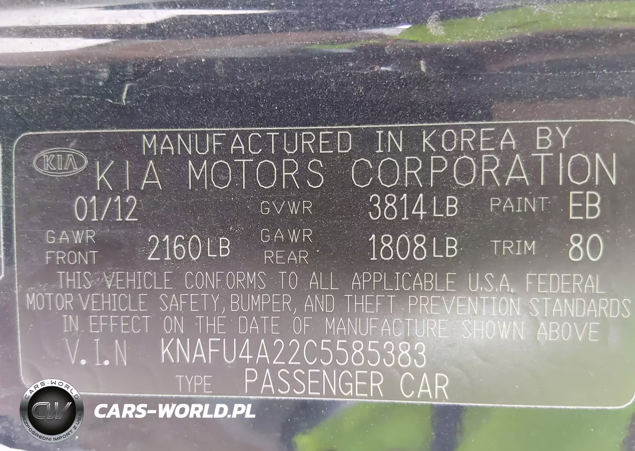 2012 Kia Forte Ex VIN:KNAFU4A22C5585383 - 9