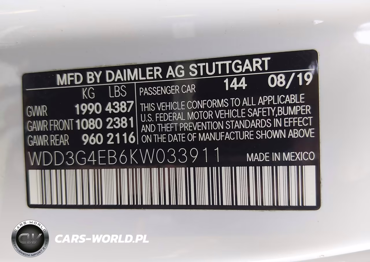 2019 Mercedes-Benz A 220 VIN:WDD3G4EB6KW033911 - 9
