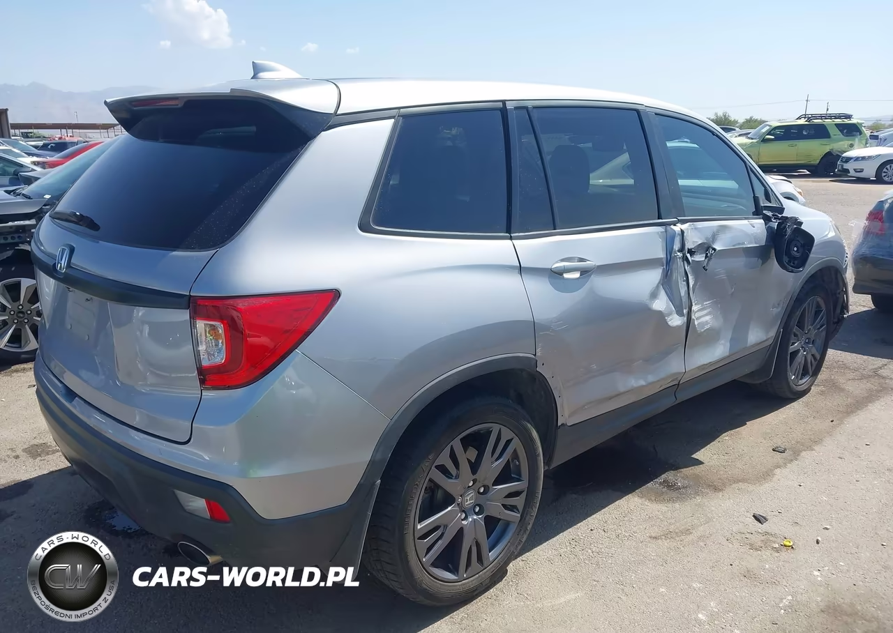 2021 Honda Passport 2Wd Ex-L VIN:5FNYF7H56MB008265 - 4