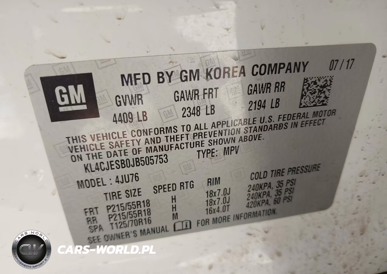 2018 Buick Encore Preferred VIN:KL4CJESB0JB505753 - 9