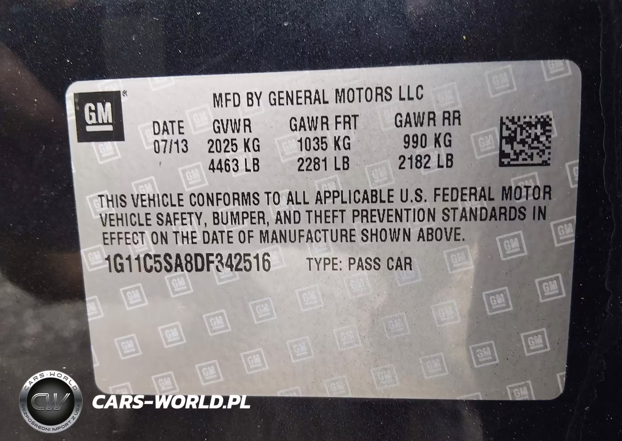 2013 Chevrolet Malibu 1Lt VIN:1G11C5SA8DF342516 - 9